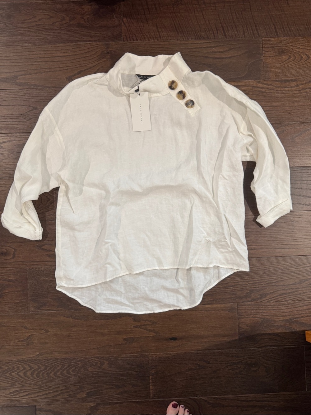 Zara linen top